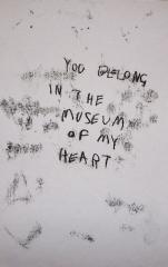 You Belong in The Meseum of My Heart